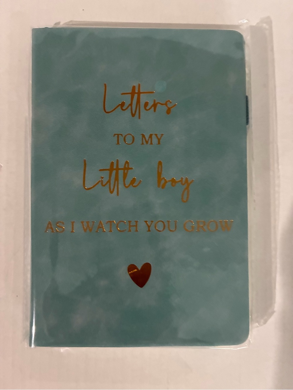 Letters to My Little Boy Keepsake Journal - Teal